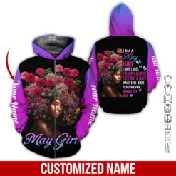 Custom May Girl 3D Hoodie - photo 6