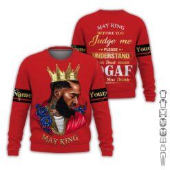 Custom May King 3D Hoodie - photo 4