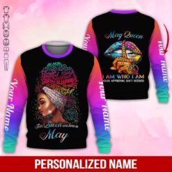 Custom May Girl 3D Hoodie - photo 4
