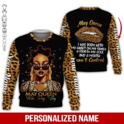 Custom May Girl 3D Hoodie - photo 4