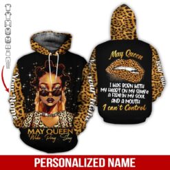 Custom May Girl 3D Hoodie - photo 5