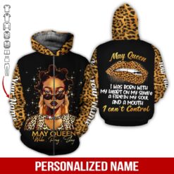 Custom May Girl 3D Hoodie - photo 6