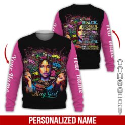 Custom May Girl 3D Hoodie - photo 4