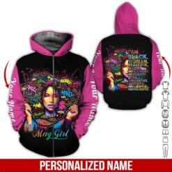 Custom May Girl 3D Hoodie - photo 6