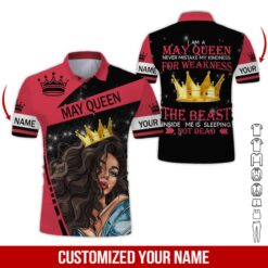 Custom May Girl 3D Hoodie - photo 2