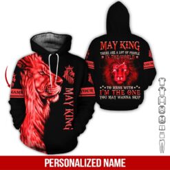 Custom May King 3D Hoodie - photo 5