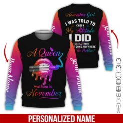 Custom November 3D Hoodie - photo 4