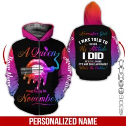 Custom November 3D Hoodie - photo 6