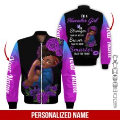 Custom November Girl 3D Hoodie - photo 9