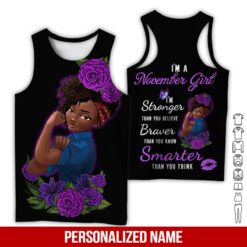Custom November Girl 3D Hoodie - photo 8