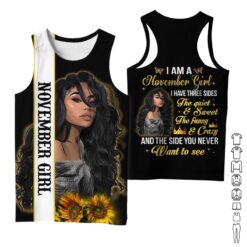Custom November Girl 3D Hoodie - photo 8