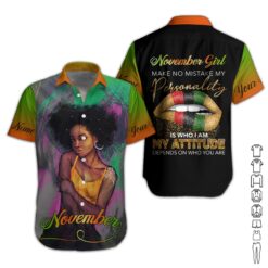 Custom November Girl 3D Hoodie - photo 3