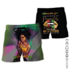 Custom November Girl 3D Hoodie - photo 7