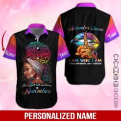Custom November Girl 3D Hoodie - photo 3