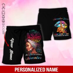 Custom November Girl 3D Hoodie - photo 7