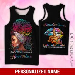 Custom November Girl 3D Hoodie - photo 8