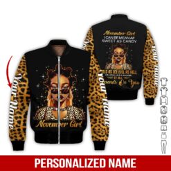 Custom November Girl 3D Hoodie - photo 9