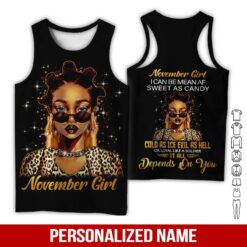 Custom November Girl 3D Hoodie - photo 8