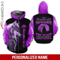 Custom November Girl Hoodie - photo 6