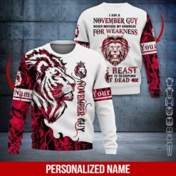 Custom November Guy 3D Hoodie - photo 4