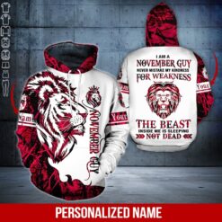 Custom November Guy 3D Hoodie - photo 5