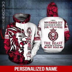 Custom November Guy 3D Hoodie - photo 5