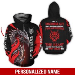 Custom November Guy 3D Hoodie - photo 6