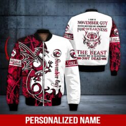Custom November Guy 3D Hoodie - photo 9