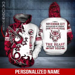 Custom November Guy 3D Hoodie - photo 5
