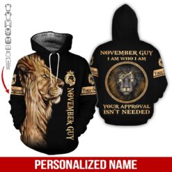 Custom November Guy 3D Hoodie - photo 5