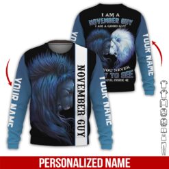 Custom November Guy 3D Hoodie - photo 4