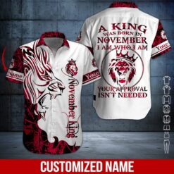 Custom November King 3D Hoodie - photo 3
