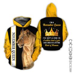 Custom November Queen 3D Hoodie - photo 6