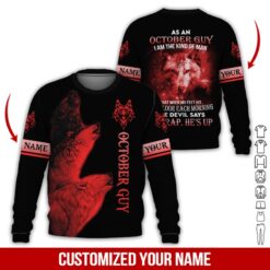 Custom October 3D Hoodie - photo 4