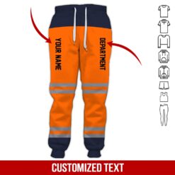 Custom Orange 3D Hoodie - photo 10