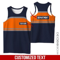 Custom Orange 3D Hoodie - photo 8