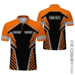 Personalized Orange 3D All Over Printed Workwear - photo 2