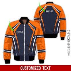 Custom Orange 3D Hoodie - photo 9