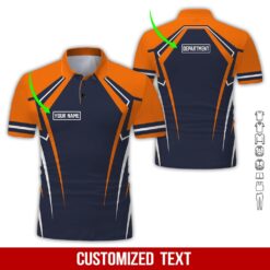 Custom Orange 3D Hoodie - photo 2