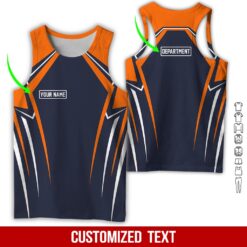 Custom Orange 3D Hoodie - photo 8