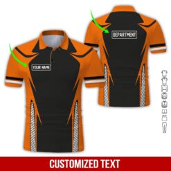 Custom Orange 3D Hoodie - photo 2