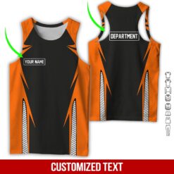 Custom Orange 3D Hoodie - photo 8