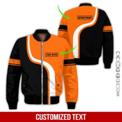 Custom Orange 3D Hoodie - photo 9