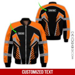 Custom Orange 3D Hoodie - photo 9