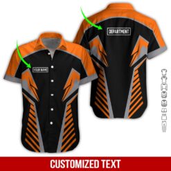 Custom Orange 3D Hoodie - photo 3