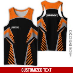 Custom Orange 3D Hoodie - photo 8