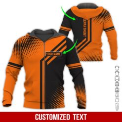 Custom Orange Heavy Equipment 3D Hoodie - photo 6