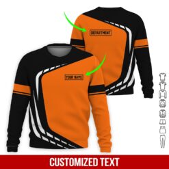Personalized Orange Heavy Equipment 3D Shirt - photo 4