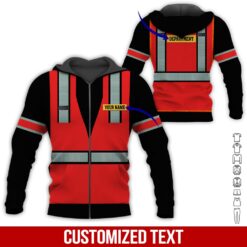 Custom Red 3D Hoodie - photo 6