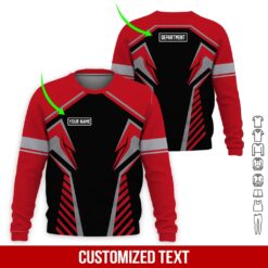 Personalized Red 3D Printed Workwear - photo 4